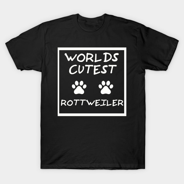 The perfect way to show your love for Rottweiler dogs T-Shirt by GOTOCREATE